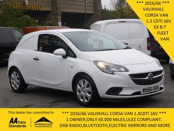 Vauxhall Corsa 1.3 Cdti 16v Ecoflex Ex Bt Fleet With Only 65.000 Miles And More