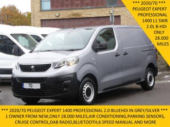 Peugeot Expert 1400 Professional 2.0l In Grey/silver With Only 28.000 Miles,air