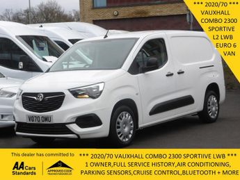 Vauxhall Combo 2300 Sportive L2 Lwb With Air Conditioning,parking Sensors,bluet