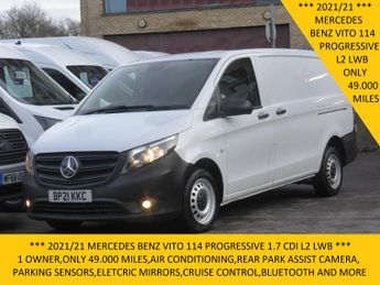 Mercedes Vito 114 Progressive L2 Lwb 1.7cdi Only 49.000 Miles,air Conditioning