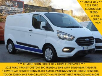 Ford Transit 300 Trend L1 Swb,solid Rear Tailgate,air Conditioning,park Assis