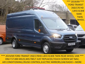 Ford Transit 350/170 Hd Leader L4h3 Xlwb Twin Rear Wheels Only 57.000 Miles,s