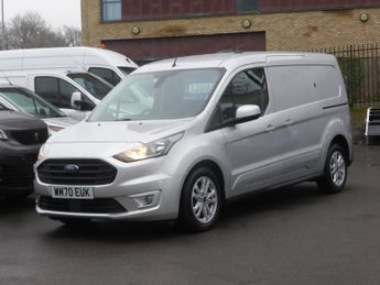 Ford Transit Connect 240 Limited L2 Lwb Automatic In Silver,sat Nav,air Conditioning,