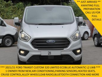 Ford Transit 320 Limited Ecoblue Automatic L2 Lwb In Silver With 61.000 Miles