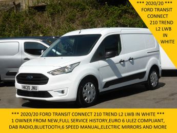 Ford Transit Connect 210 Trend L2 Lwb,1 Owner,full Service History.6 Speed Manual And