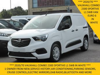 Vauxhall Combo 2300 Sportive L1 Swb With Air Conditioning,parking Sensors,bluet