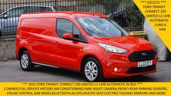 Ford Transit Connect 250 Limited L2 Lwb Automatic In Red With Air Conditioning,rear C