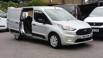 Ford Transit Connect 230 Trend L2 Lwb 5 Seater Double Cab Combi Van In Silver With On
