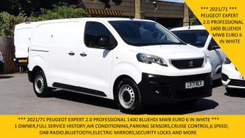 Peugeot Expert 2.0 Professional 1400 With Air Conditioning,parking Sensors And 