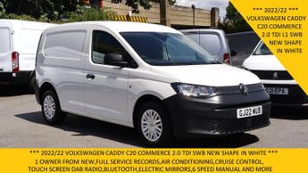 Volkswagen Caddy C20 Commerce 2.0tdi With Air Conditioning,cruise Control,6 Speed