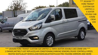 Ford Transit 320 Limited L1 Swb 6 Seater Double Cab Combi Crew Van With Air C