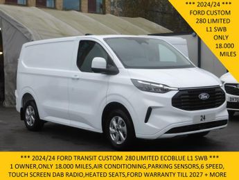 Ford Transit 280 Limited L1 Swb Ecoblue With Only 18.000 Miles,air Conditioni
