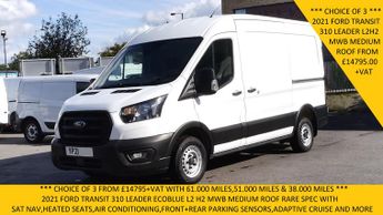 Ford Transit 310 Leader Ecoblue L2h2 Mwb Medium Roof With Only 38.000 Miles,s