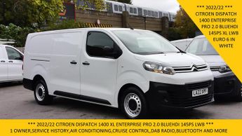 Citroen Dispatch Xl 1400 Enterprise Pro 2.0 Bluehdi 145ps In White With Air Condi