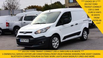 Ford Transit Connect 220 L1 Swb Euro 6,air Conditioning,front+rear Parking Sensors,pa