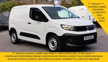 Vauxhall Combo 2300 Prime L1 Swb Only 15.000 Miles,air Conditioning,parking Sen