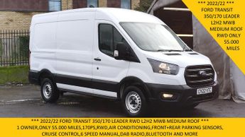 Ford Transit 350/170 Leader Leader L2h2 Mwb Medium Roof Rwd Only 55.000 Miles