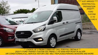 Ford Transit 320 Trend Ecoblue L1h2 Swb High Roof In Silver With Air Conditio