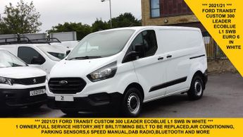 Ford Transit 300 Leader Ecoblue L1 Swb With Air Conditioning,parking Sensors,