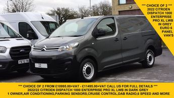 Citroen Dispatch Xl 1000 Enterprise Pro In Grey With Air Conditioning,parking Sen