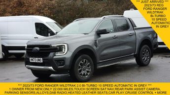 Ford Ranger Wildtrak Ecoblue 10 Speed Automatic 4x4 Pickup In Grey With Only