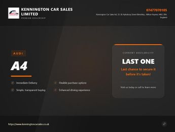 Audi A4 Saloon (2015 - 2018)