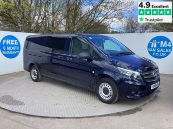 Mercedes Vito 116 CDI BlueTEC XLWB Crewcab Auto A/C Euro 6