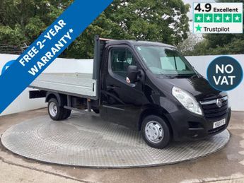 Vauxhall Movano CDTi 3500 Dropside  L=12ft 3" A/C **NO VAT**