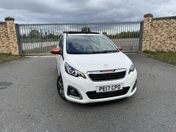 Peugeot 108 1.2 PureTech Roland Garros Top! 3dr Petrol Manual Euro 6 (82 ps)