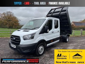 Ford Transit 350 EcoBlue Leader L3 DOUBLE CAB ONE STOP TIPPER WITH TOOL AREA