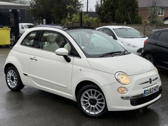 Fiat 500 1.2 Lounge Convertible 2dr Petrol Auto Euro 5 (69 bhp)