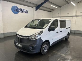 Vauxhall Vivaro 1.6 CDTi 2900 ecoFLEX Crew Van Double Cab 5dr Diesel Manual L2 H