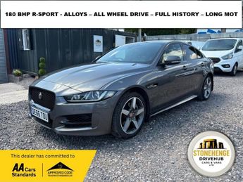 Jaguar XE 2.0d R-Sport Saloon 4dr Diesel Auto AWD Euro 6 (s/s) (180 ps)