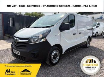 Vauxhall Vivaro 1.6 CDTi 2900 Panel Van 5dr Diesel Manual L1 H1 Euro 6 (120 ps)