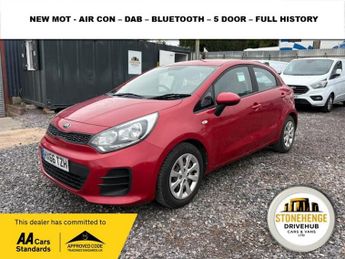 Kia Rio 1.25 1 Air Hatchback 5dr Petrol Manual Euro 6 (84 bhp) 1.3 5dr H