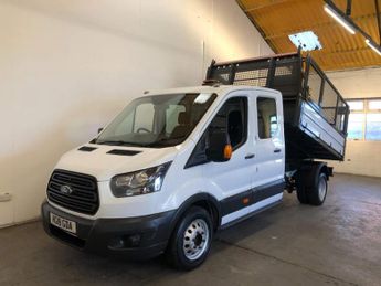 Ford Transit 2.0 350 130ps crew cab cage tipper trw