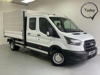 Ford Transit L3 Tipper 7 Seats LWB D/Cab 2.0 EcoBlue 130ps Euro 6