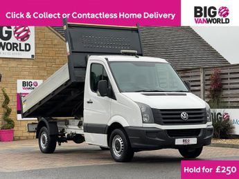 Volkswagen Crafter CR35 TDI 136 STARTLINE MWB SINGLE CAB 'ONE STOP' ALLOY TIPPER RW