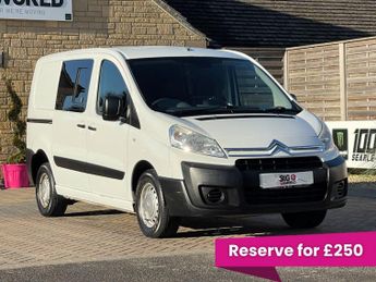 Citroen Dispatch 1000 HDI 90 L1H1 SWB 5 SEAT CREW VAN LOW ROOF