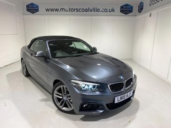 BMW 2 Series 218d 2.0 (150PS) 8 spd Automatic M Sport 2dr Cabriolet***SAT NAV