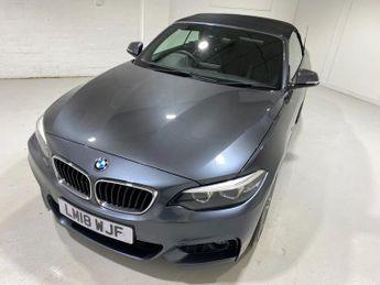 BMW 2 Series 218d 2.0 (150PS) 8 spd Automatic M Sport 2dr Cabriolet***SAT NAV
