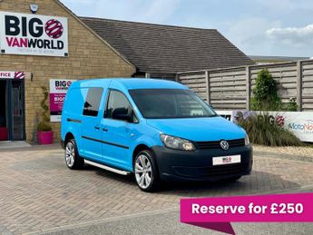 Volkswagen Caddy C20 TDI 102 DOUBLE CAB 5 SEAT CREW VAN  (21517)