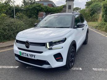 Citroen C3 Standard Range 44kWh MAX Auto 5dr (7.4kW Charger)