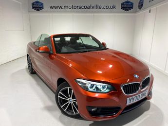 BMW 218 218i 1.5 (136PS) Automatic Sport Nav 2dr Convertible.