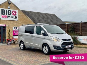 Ford Transit 290 TDCI 130 L1H1 LIMITED DOUBLE CAB 6 SEAT CREW VAN SWB LOW ROO