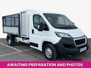 Peugeot Boxer 335 BLUEHDI 165 L3 LWB SINGLE CAB CAGED ALLOY TIPPER