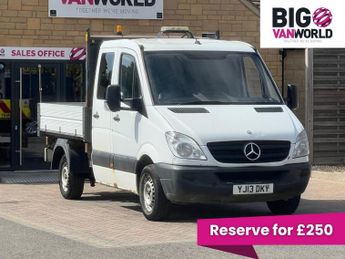 Mercedes Sprinter 313 CDI 129 3 SEAT DOUBLE CAB ALLOY TIPPER