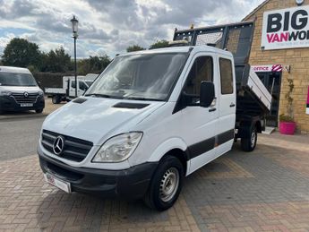 Mercedes-Benz Sprinter 313 CDI 129 3 SEAT DOUBLE CAB ALLOY TIPPER