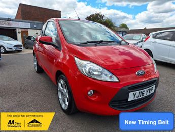 Ford Ka 1.2 Zetec Hatchback 3dr Petrol Manual Euro 5 (s/s) (69 ps)