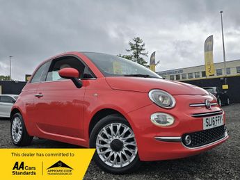 Fiat 500 1.2 Lounge Hatchback 3dr Petrol Manual Euro 6 (s/s) (69 bhp)